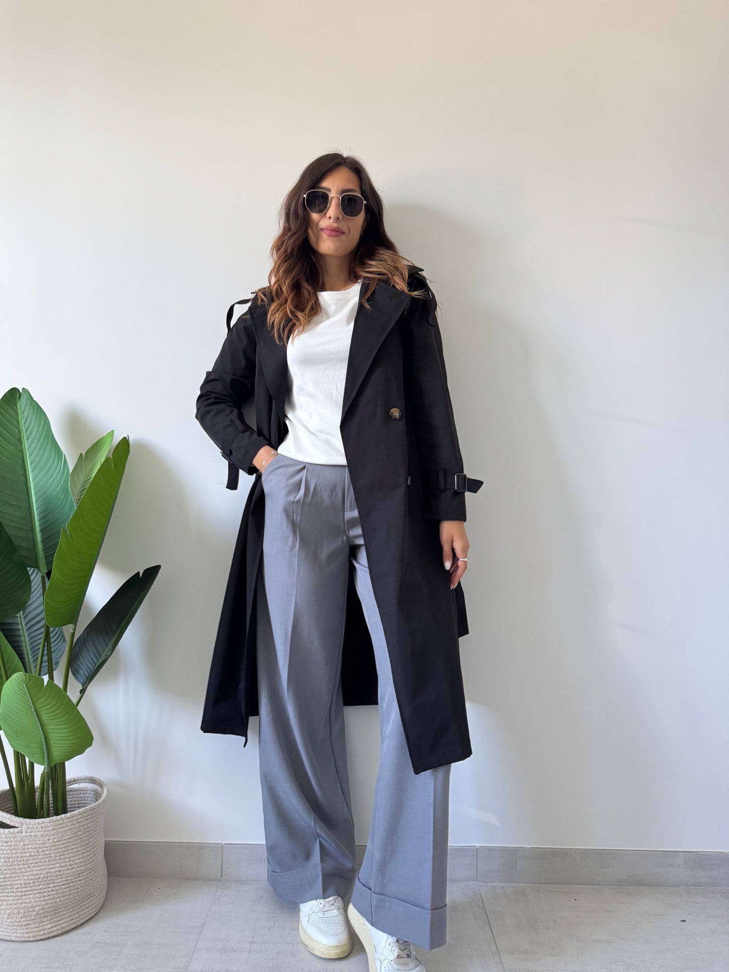 Trench chloé nero