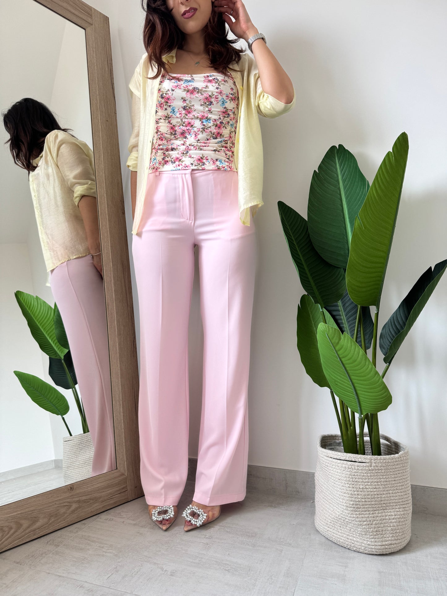 Pantalone palazzo morbido Brend