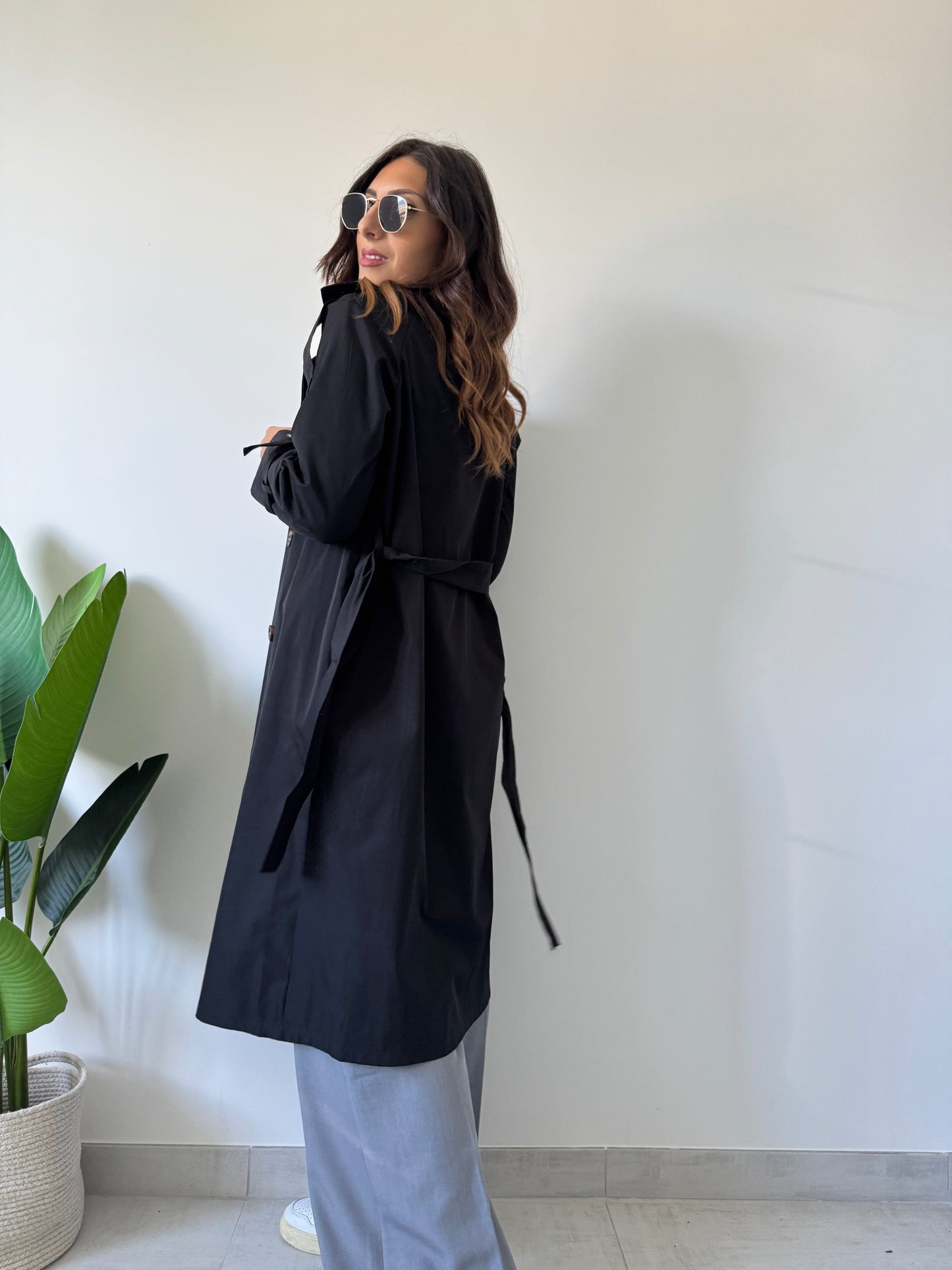 Trench chloé nero