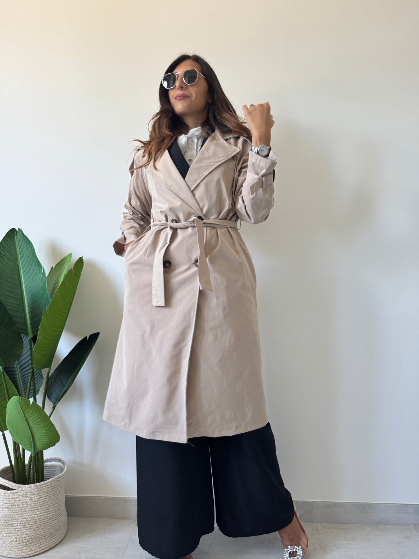 Trench chloé crema