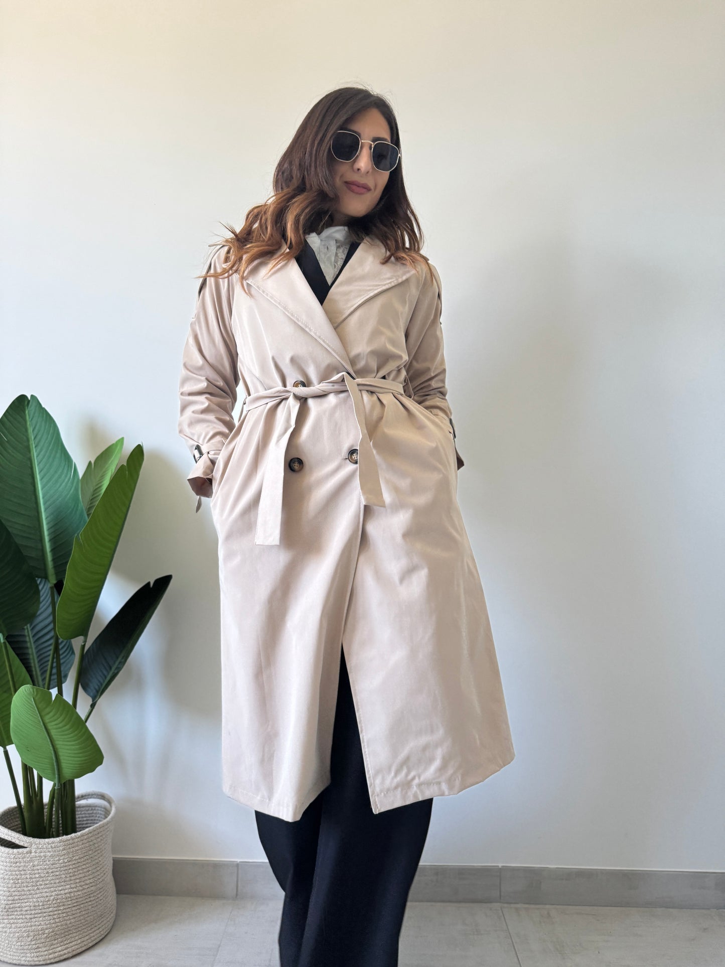 Trench chloé crema