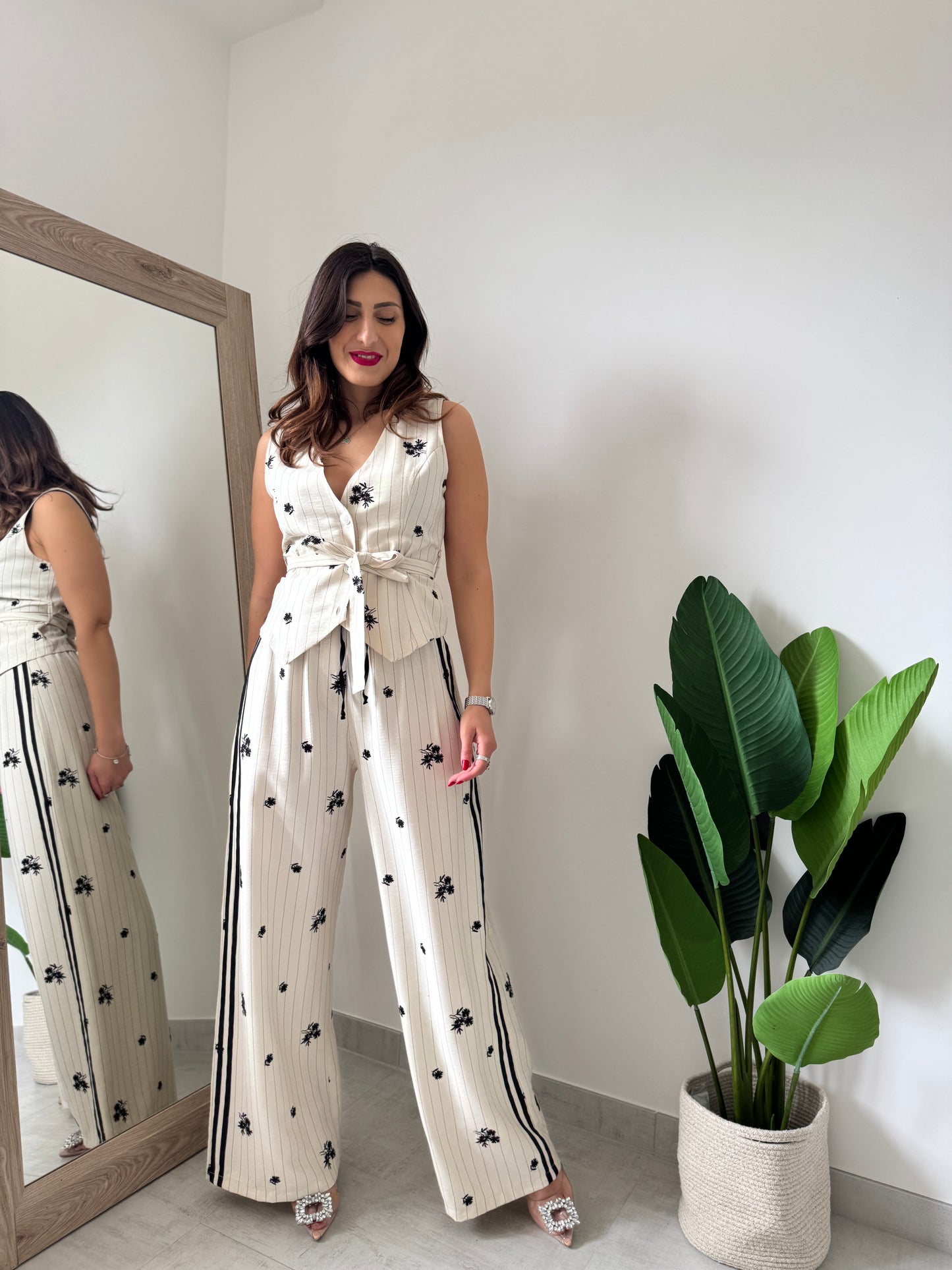 Pantalone gessato Brend