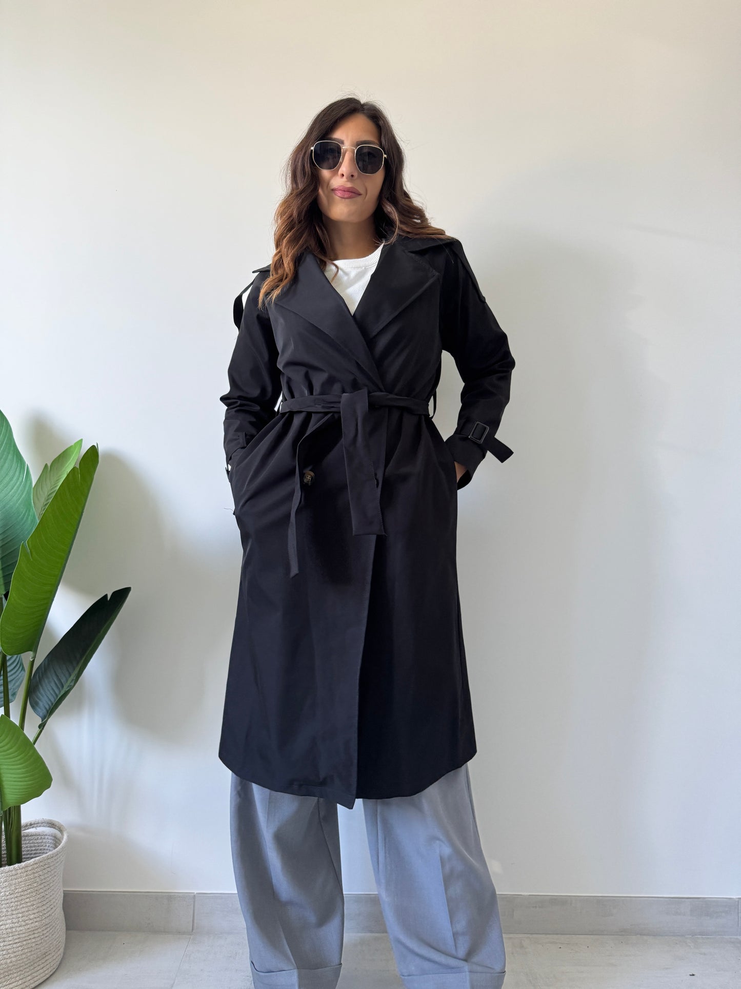 Trench chloé nero