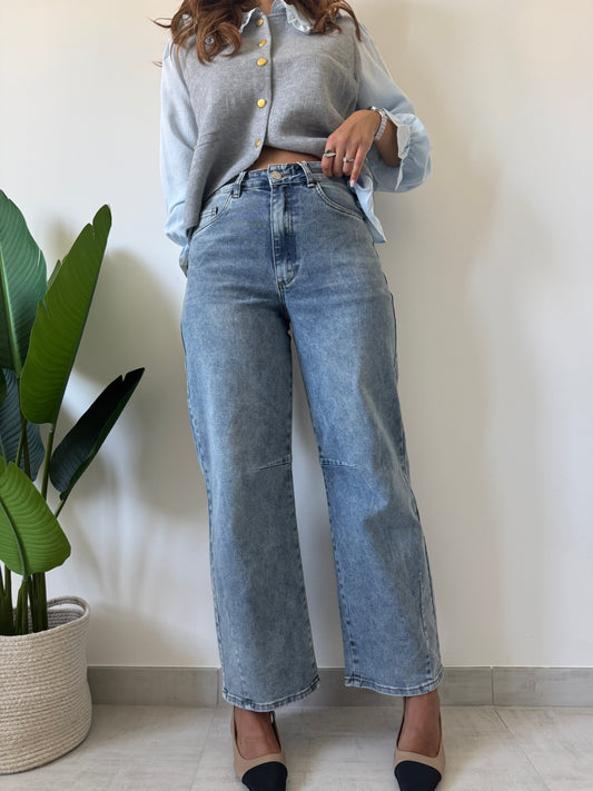 Jeans baggy sfumati
