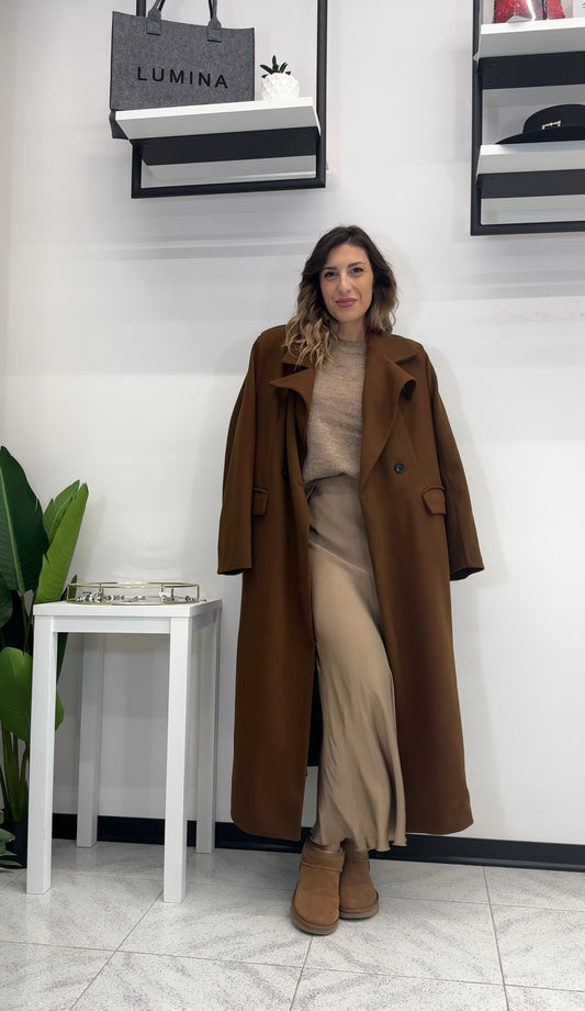 Cappotto over marrone