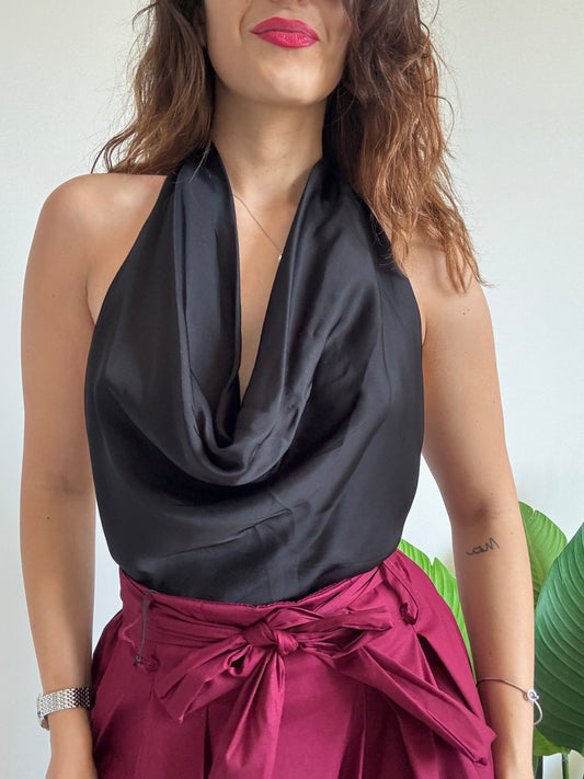 Top Lumina nero