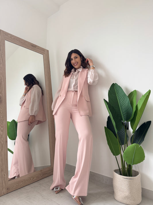 Pantalone scivolato MYD rosa