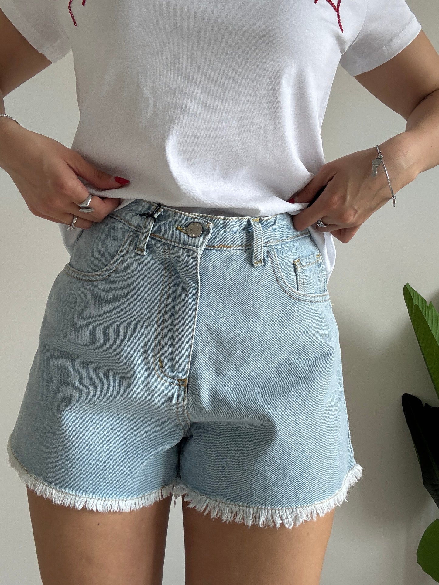 Shorts jeans chiaro