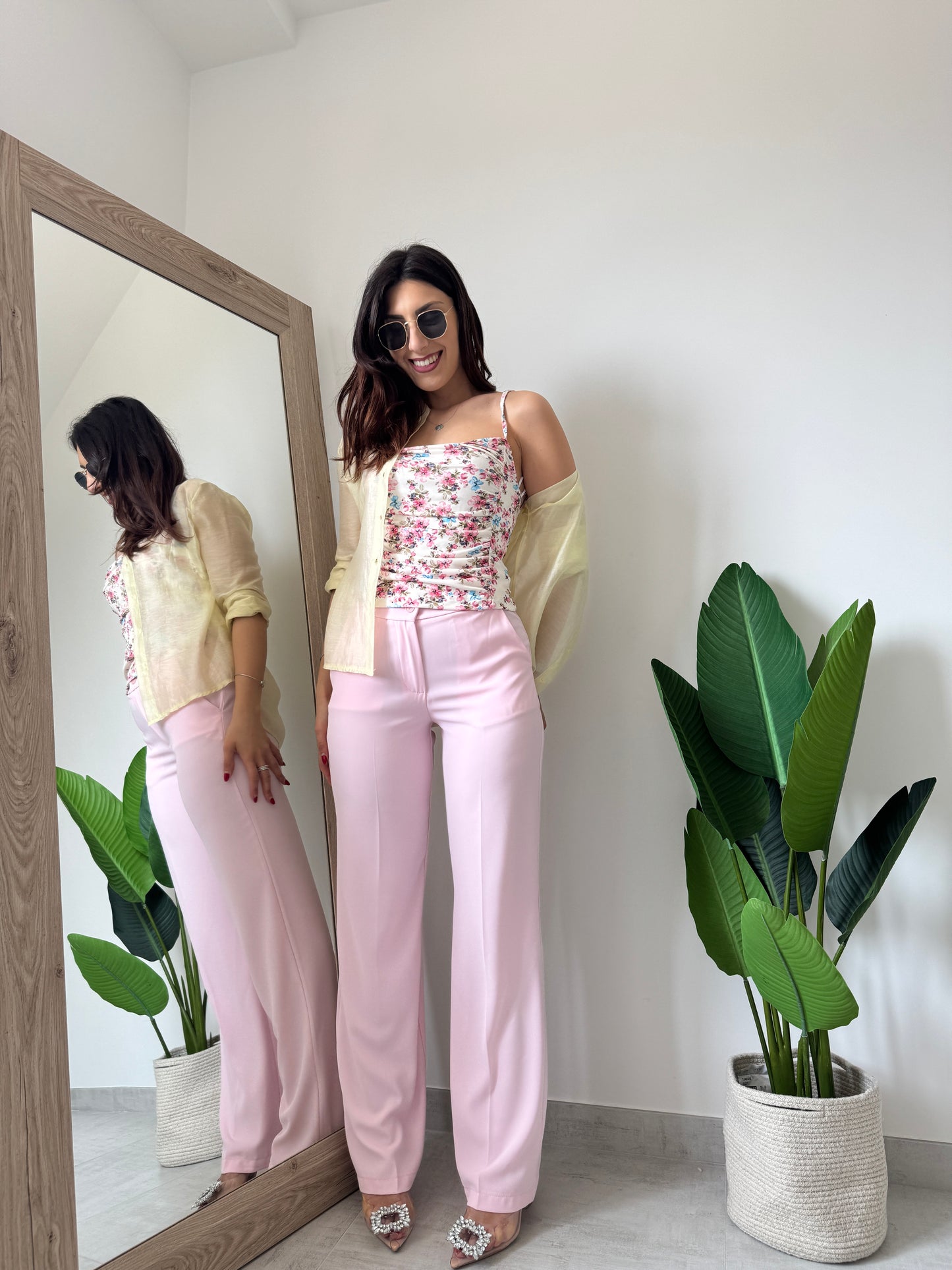 Pantalone palazzo morbido Brend