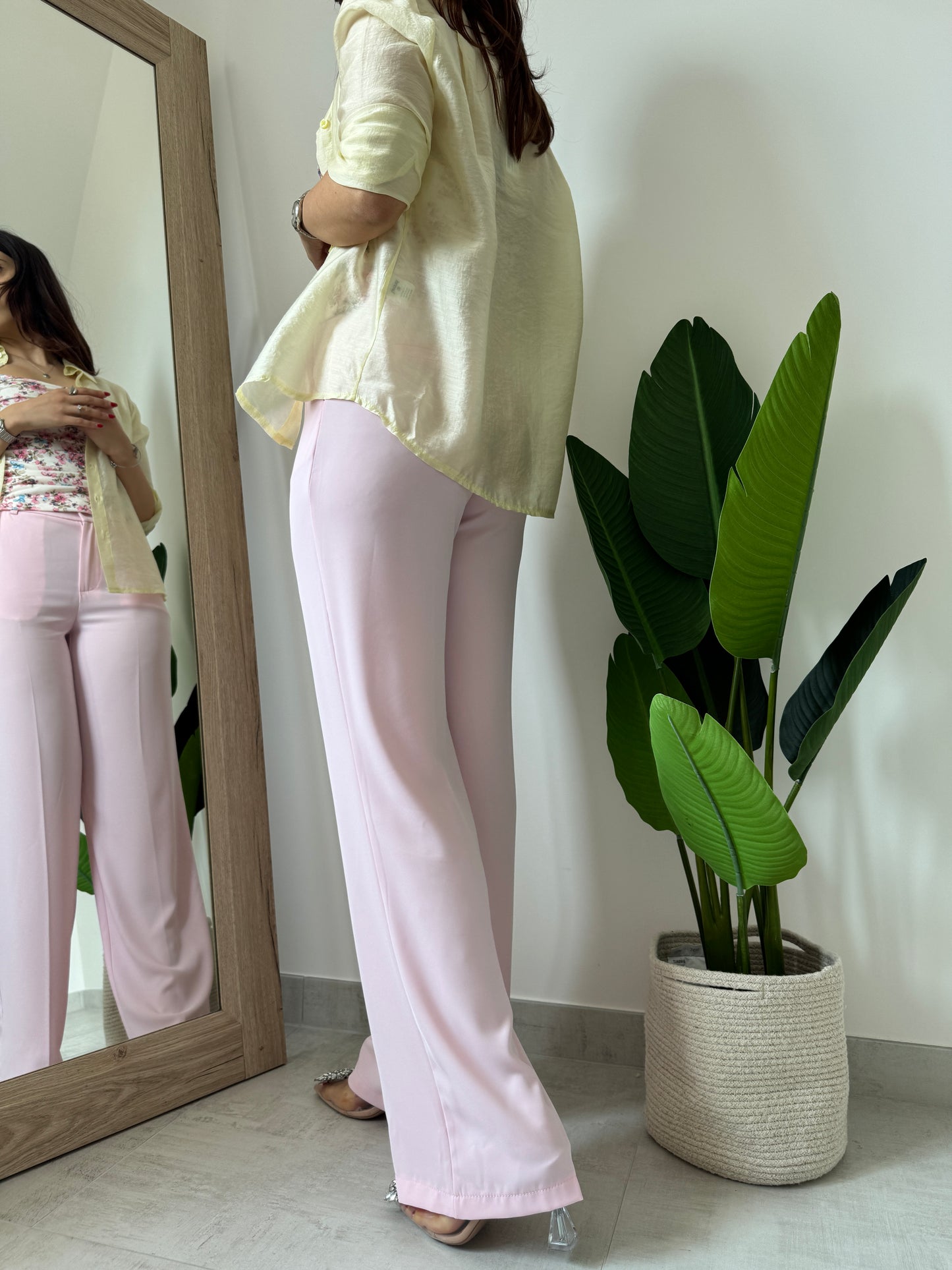 Pantalone palazzo morbido Brend