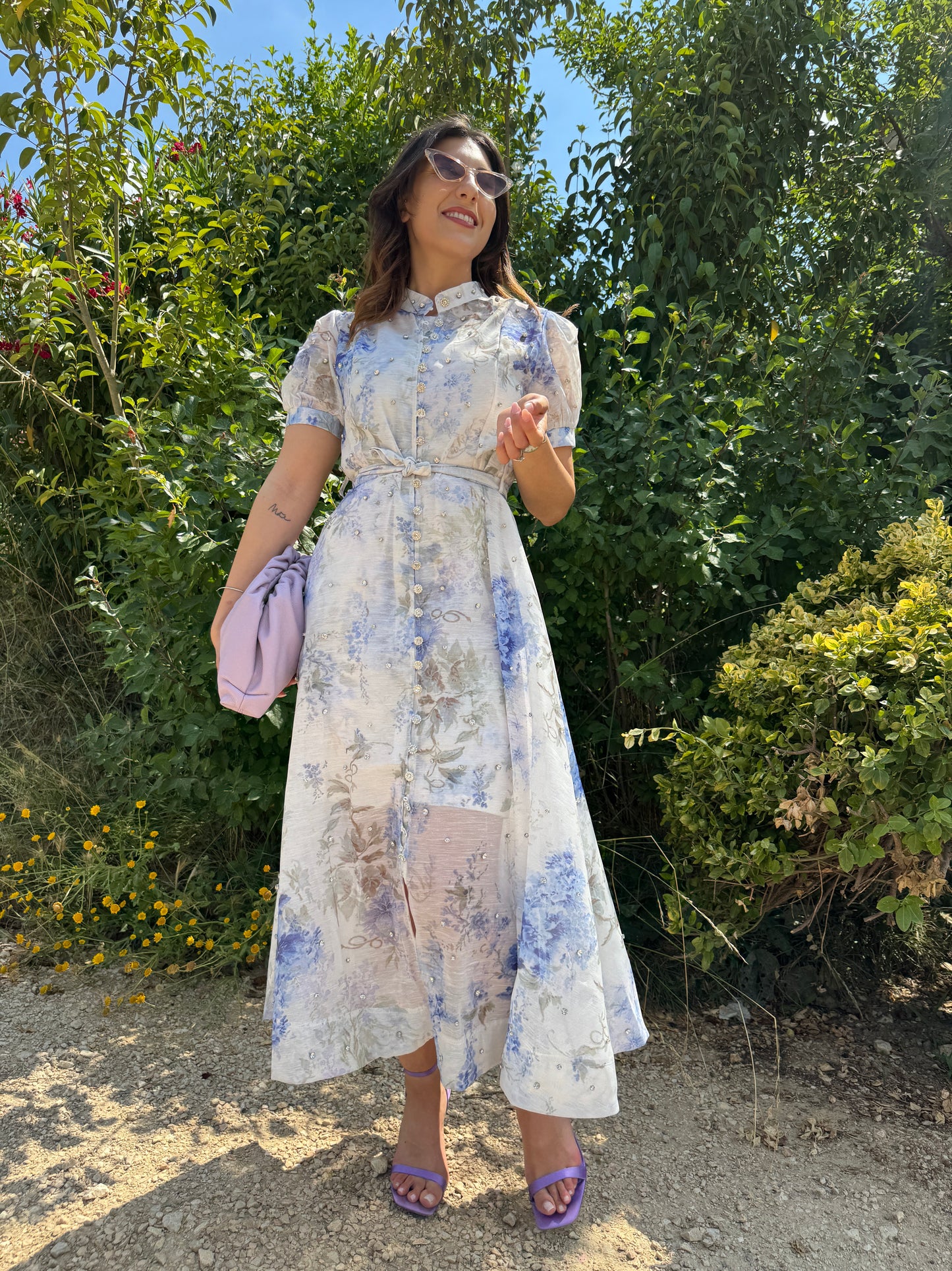 Abito Mykonos celeste