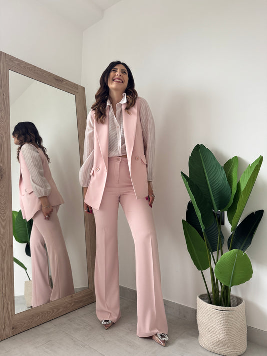 Pantalone scivolato MYD rosa