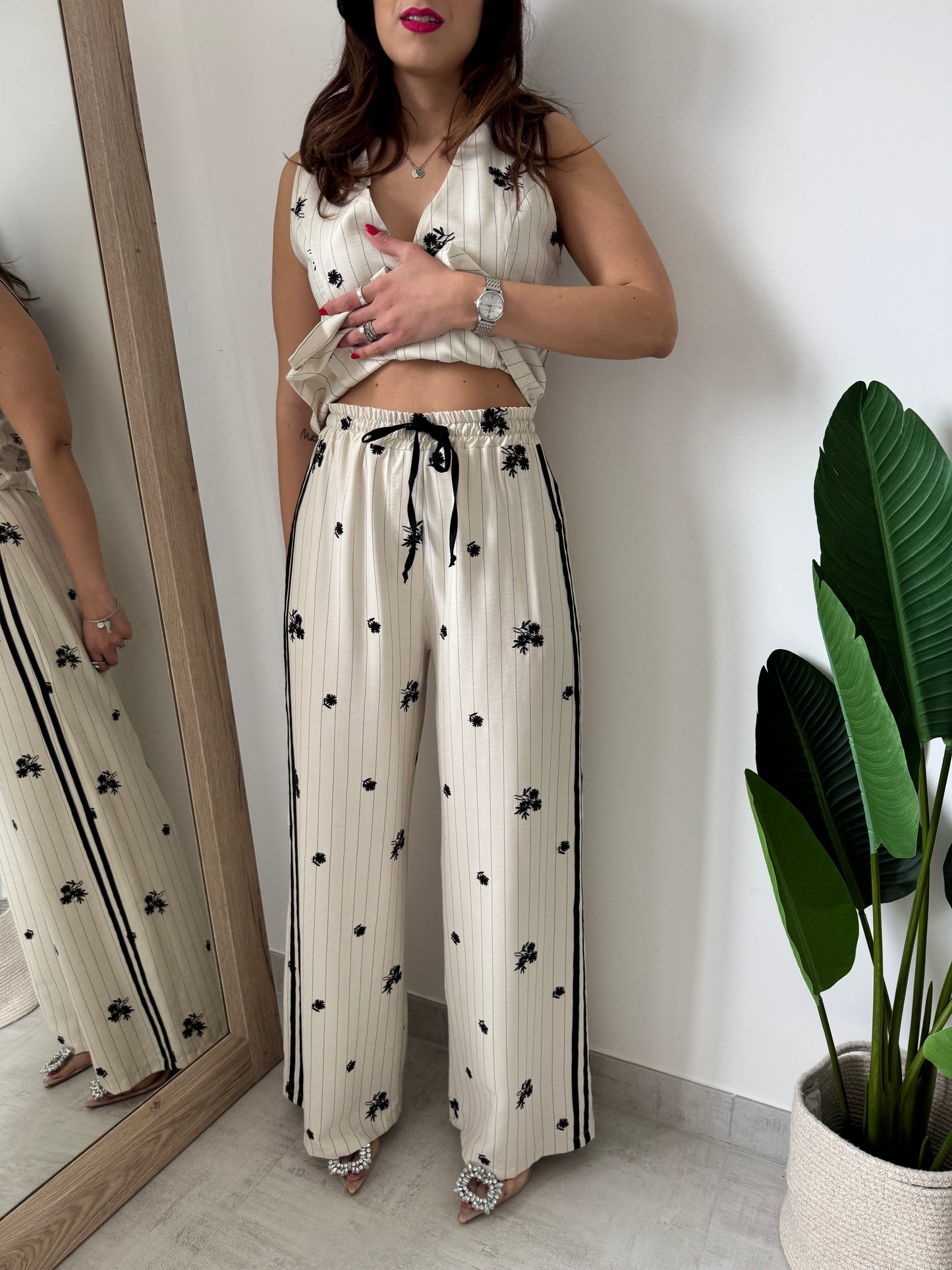 Pantalone gessato Brend