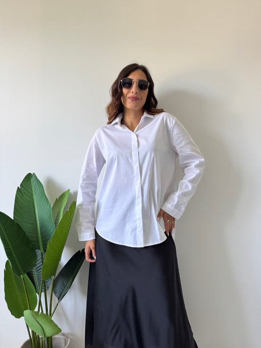 Camicione over bianco